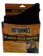 HotHands Pro SeriesHeated Fleece Neck Gator Black Heat Up To 10 Hrs OSFM