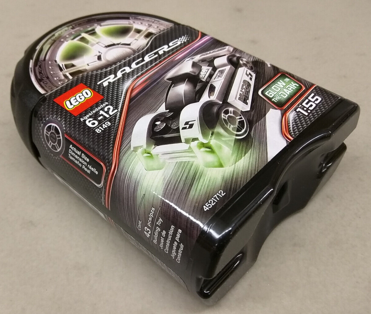 LEGO Racers 8149 Midnight Streak NEW! Race Car Garage Case Tiny