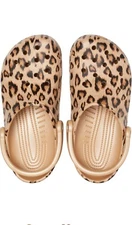 crocs 6 women's 4Men's Classic Animal Print Clog/Zebra and Leopard Sheos