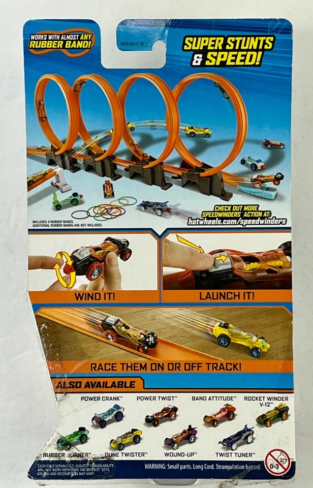 Hot Wheels Speed Winder Yellow Dune Twister - Image 3 of 3