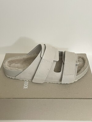 Birkenstock x Tekla Uji Handstitch Shearling Lined Sandals