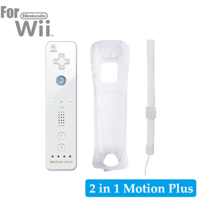 NEW Game Remote Controller Wand WHITE for Nintendo Wii & Wii U motion wiimote