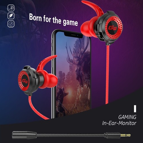 G11-A Écouteurs de Jeu Intra-Auriculaires Universels Filaires avec Microphone pour Téléphones/PC - Photo 6 sur 13