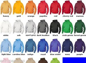 Gildan Color Chart Hoodies