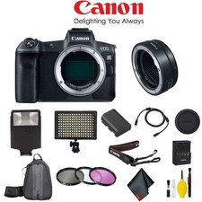 Canon EOS R Mirrorless Digital Camera with Mount Adapter EF-EOS R Kit,