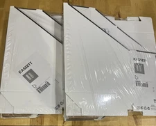 (4) Ikea Kassett Magazine Book File Holder Jon Karlsson 2 Holders/2 Packs New