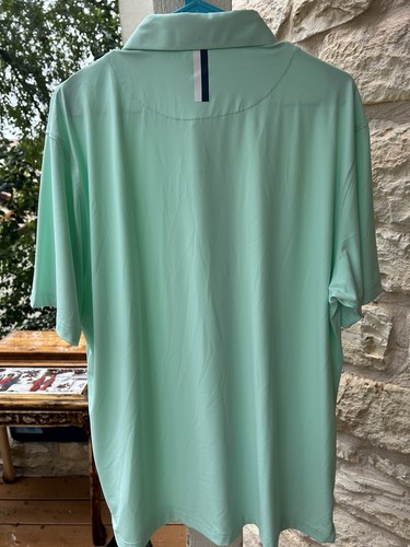 Polo de golf elástico RHOBACK Performance XLARGE verde menta - Imagen 5 de 7