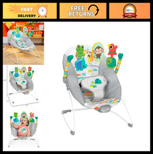 Comfy Baby Bouncer Seat with Soothing Vibration  Toys for Infants 0-6 Months