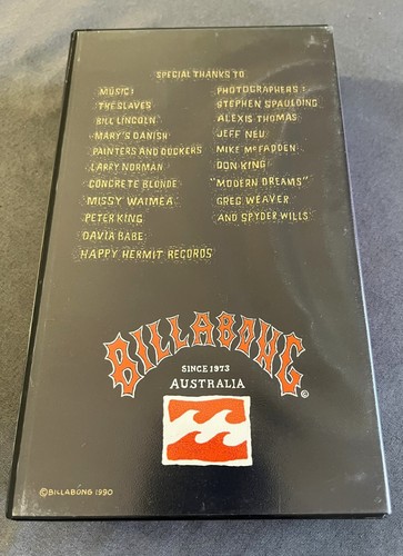 Billabong Presents PUMP! Surfing VHS Occy Richie Burns Munga Curren 1990 RARE - Picture 4 of 10