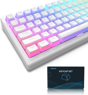 Pudding Keycaps, PBT Shine through Keycaps 165 Keys Set Custom Key Caps Set OEM