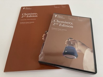 The Great Courses Chemistry 2nd Edition High School Course Workbook & 6 DVD Set