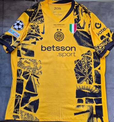 Inter Milan Alessandro Bastoni player Issued DriFit UCL shirt I DONT SEND TO USA