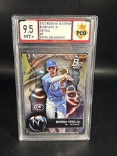 2023 Bowman Platinum - Bobby Witt Jr. #8 Ice Pattern Foil