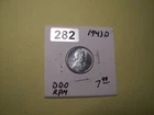 1943D Steel Wheat Lincoln Cent-BU Brilliant Unc. Error DDO RPM from Mint Set 282