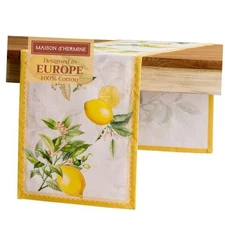  Table Runner 100% Cotton Single 14.50" x 108" (Single Layer) 08 - Limoncello