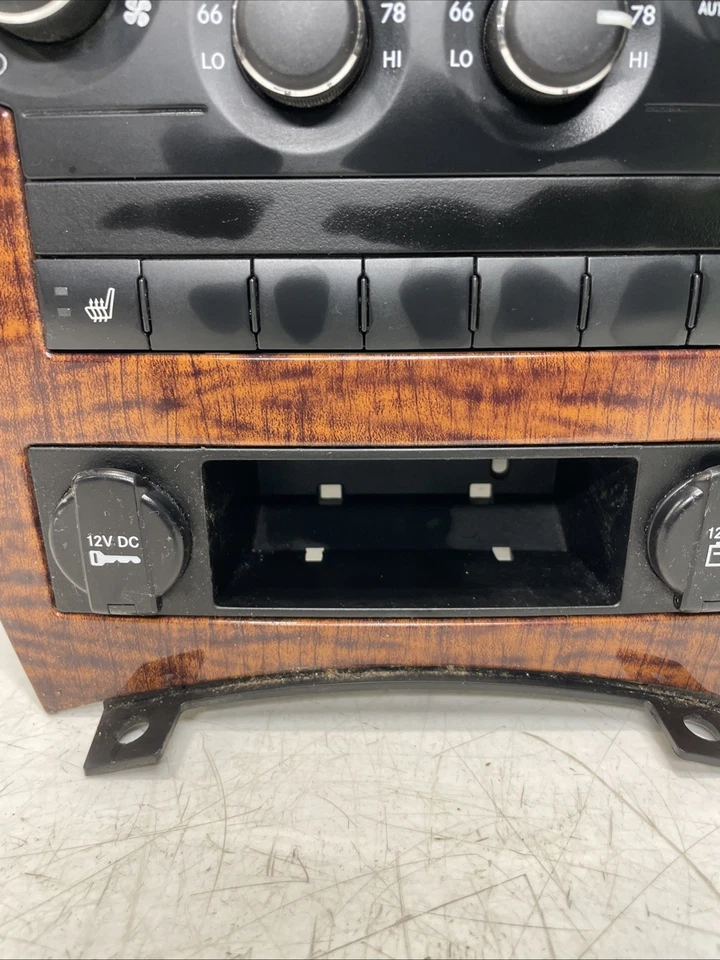 Jeep Commander 2009 unidad de control climático calefacción aire acondicionado climatización con bisel de ajuste Foto 3 de 4