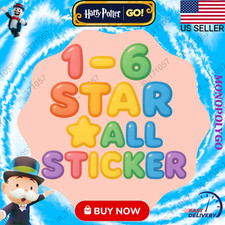 Monopoly Go Stickers 1  - 6   ALL STICKERS AVAILABLE CHEAPST SUPER FAST 24/7