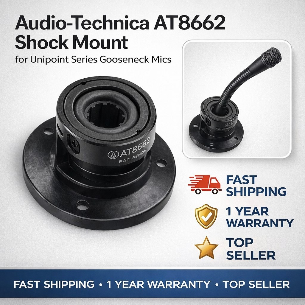 Audio-Technica AT8662 Shock Mount for Unipoint Series Gooseneck Microphones