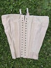 Antique Pink Boned Lace Up Corset Garter Straps Sexy Vintage Costume Rose — photo 6