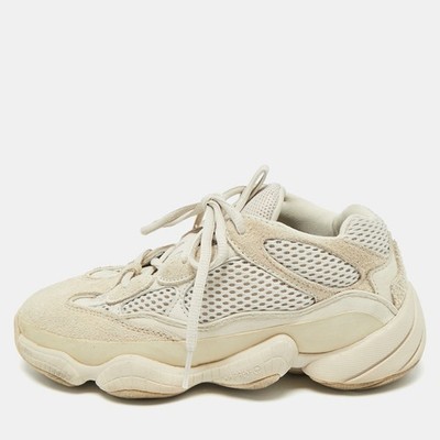 Yeezy x Adidas Cream Suede and Mesh 500 Blush Sneaker Größe 36 2/3