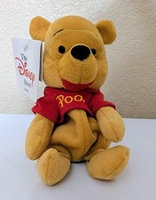 Disney Store Winnie the Pooh Plush Stuffed Animal Small 5-6 in Vintage 2001