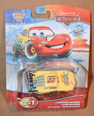 Disney Pixar Cars Color Changers LIGHTNING McQUEEN RACE TO CELEBRATE NEW