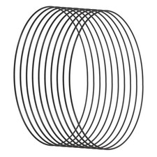 Dream Catcher 14", 10pc, Black, Car Rings