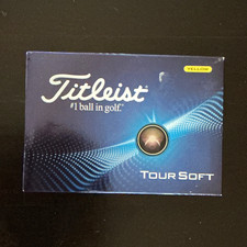 Titleist Tour Soft Golf Balls, White, Dozen 12-Pack, Tour Soft, Golf