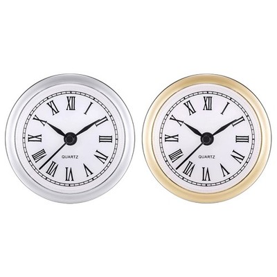 Mini Clock Insert 2.4 Inch 61mm Round Quartz Clock Fit-up Movement Miniature