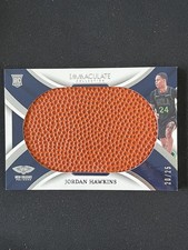 Jordan Hawkins 2023-24 Panini Immaculate Collection Basketball Relic 20/25 RC