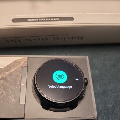 SUUNTO RACE ALL BLACK OW224 Sportuhr Schwarz