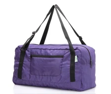 HOLYLUCK Foldable Travel Duffel Bag For Women  Men Luggage Great for Gym Purple
