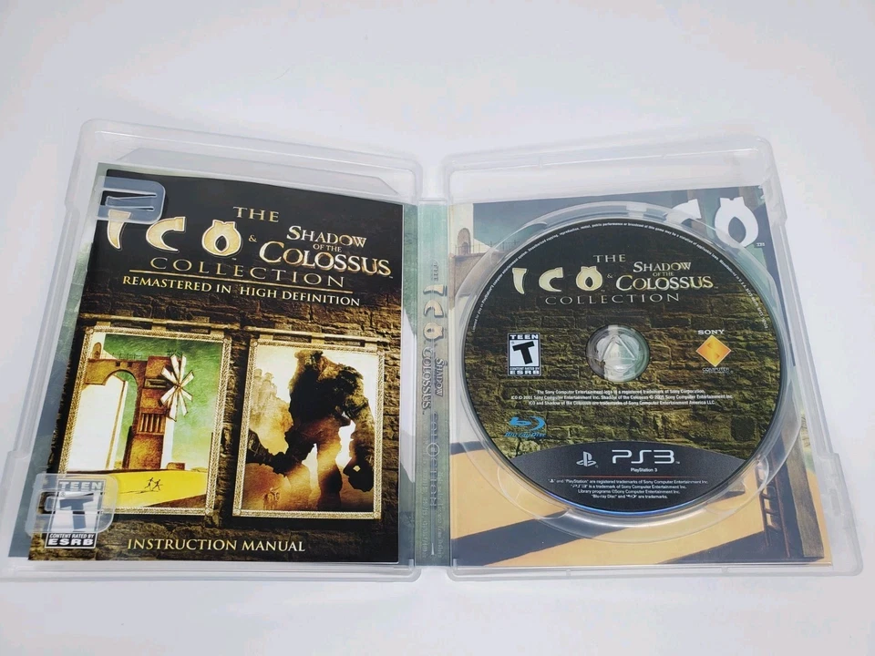 The Ico & Shadow of the Colossus Collection PlayStation 3 - 2011 - 100% Complete - Image 3 of 4