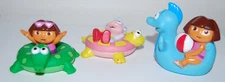 Dora the Explorer & Boots Munchkin Bath Toys Squirters Floats Duck Seahorse