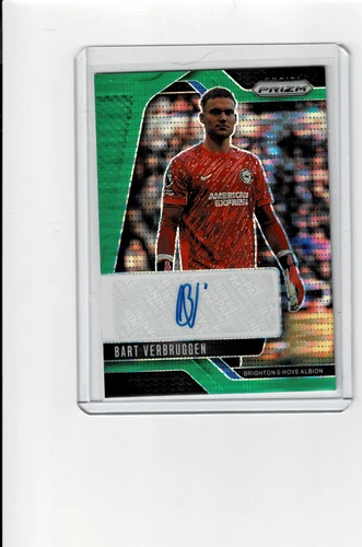 2024-25 Panini Prizm Premier League Bart Verbruggen AUTO Green Prizm #S-BV