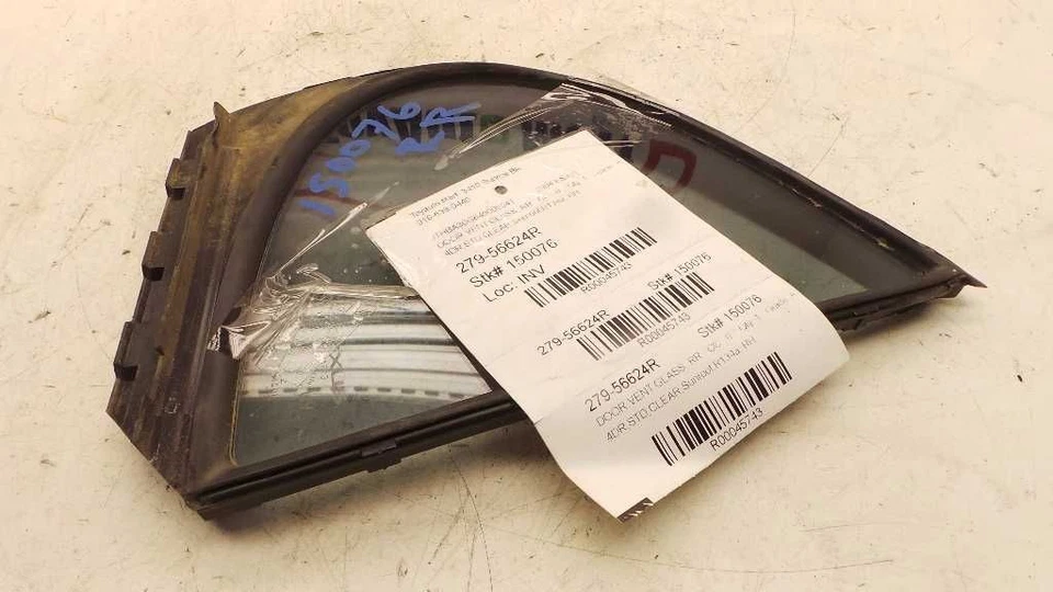 Vidro de ventilação para porta traseira direita do passageiro compatível com 04-06 LEXUS ES330 45743 - Imagem 3 de 4