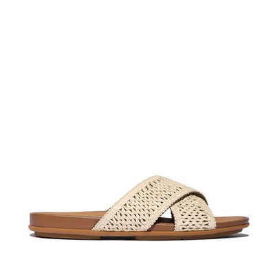 FitFlop Gracie Woven Damen Textil Slipper Atmungsaktiv Sandalen