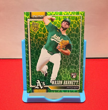 Topps 2026 Series 1 Mason Barnett Green Leaf Foil Rookie #273 Athletics Baseball
