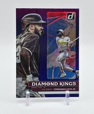 2022 Panini Donruss Baseball FERNANDO TATIS JR Purple Holo Diamond Kings #28