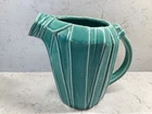 Vintage McCoy Pottery Turquoise Green 8" Pitcher Mid Century Modern