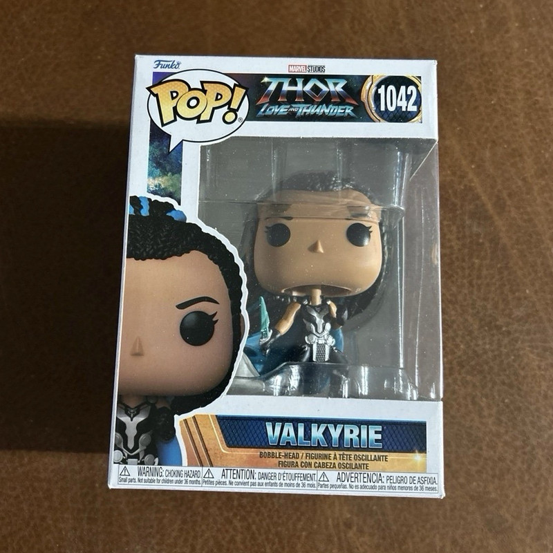 Funko Pop! Marvel Thor: Love and Thunder Valkyrie Bobble-Head Vinyl #1042