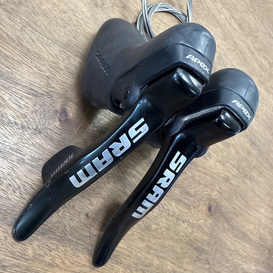 SRAM Apex DoubleTap Shifters 10s Shift Brake Lever Set Road Bike 2x10 Speed - Image 2 of 4