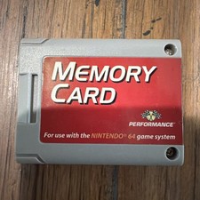 Nintendo 64 Game System N64 Memory Card Performance P-302