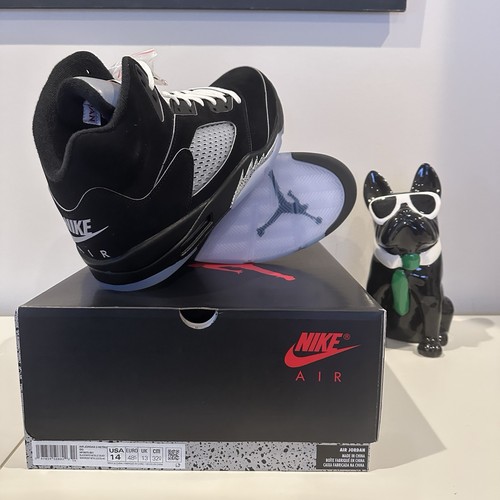Size 14 - Air Jordan 5 Retro OG Black Metallic Reimagined