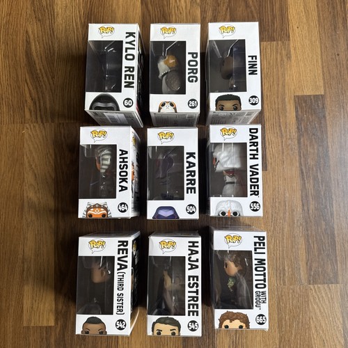Funko Pop Star Wars Bundle X 9 60,261,309,464,504,556,542,546,665 & Special Ed’s - Picture 2 of 16
