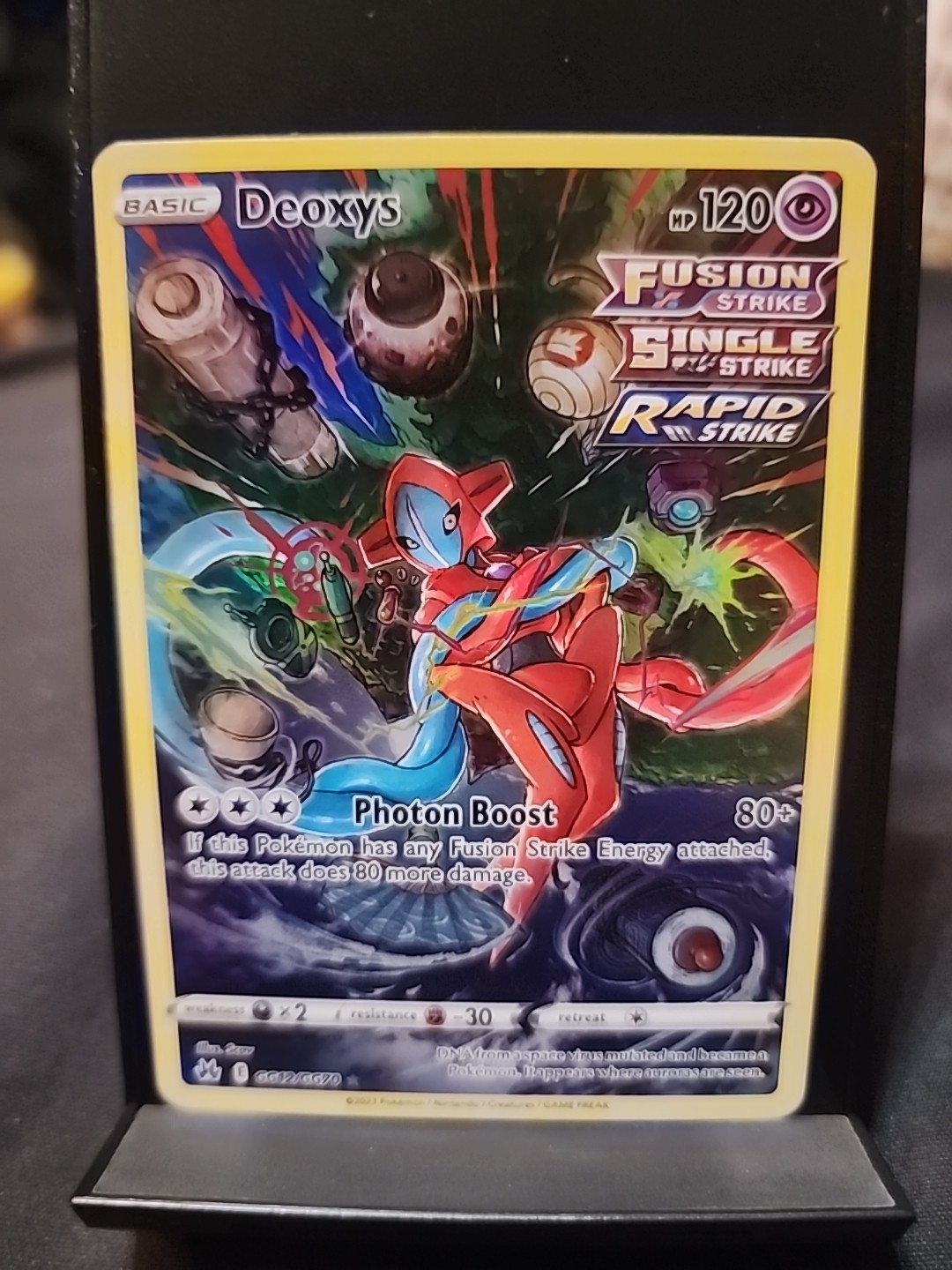 Pokémon TCG Deoxys GG12/GG70 Crown Zenith Galarian Gallery Ultra Rare Full Art