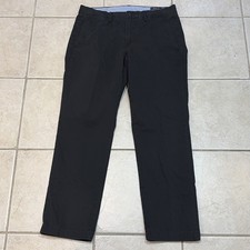 POLO Ralph Lauren Mens Chino Pants 32x30 Black Stretch Straight Fit Golf.  A18