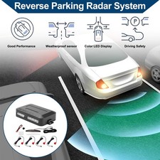Vehicle Reverse Backup Radar System Reverse Parking Sensor 4 Pcs Parking Sensors