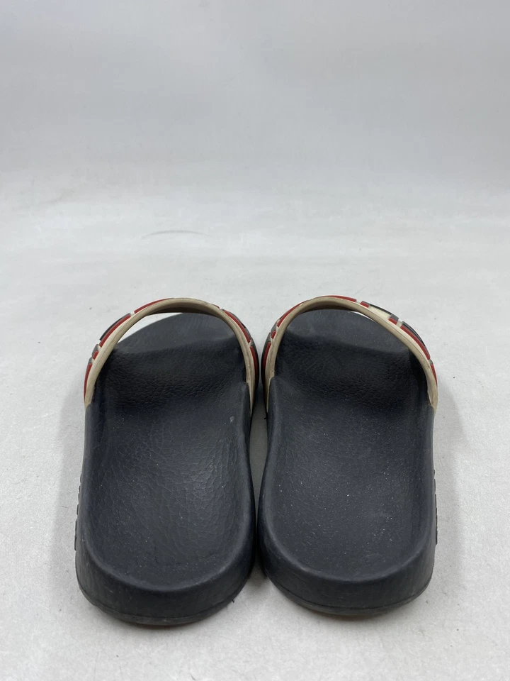 Gucci Ivory Black Rubber Slide Boys Size 2 - Image 4 of 4
