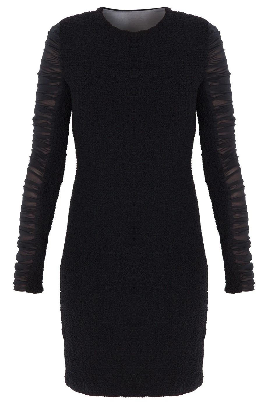 ABITO A MANICHE IN CHIFFON ALEXANDER WANG ALEXANDER WANG IN SETA MAGLIA A MAGLIA NERO